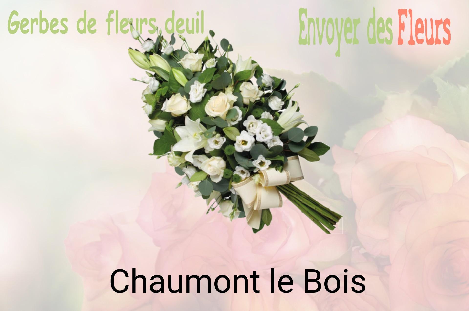Gerbe de fleurs de deuil livrée à Chaumont-le-Bois